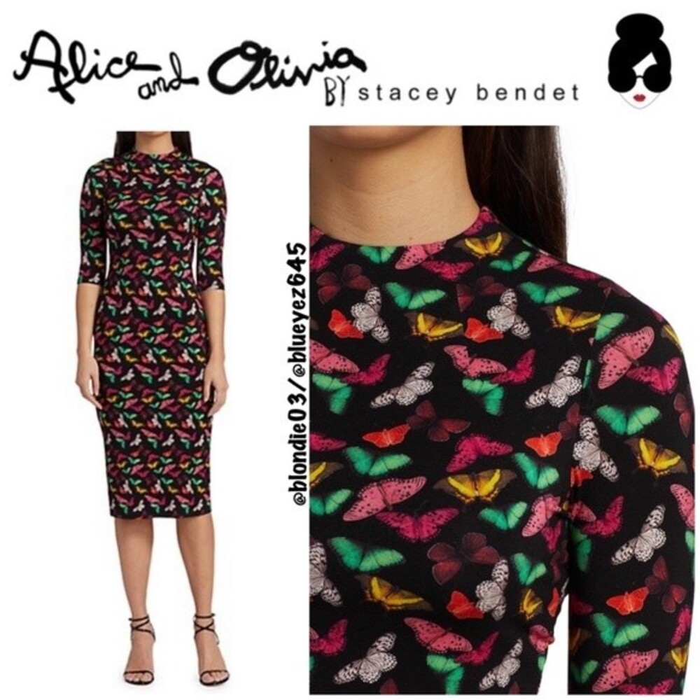 Alice + Olivia Delora Knit Bodycon Dress 2